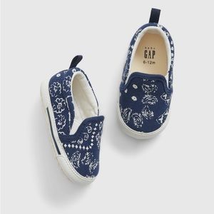 Gap Baby Bandana Print Slip-On Sneakers
